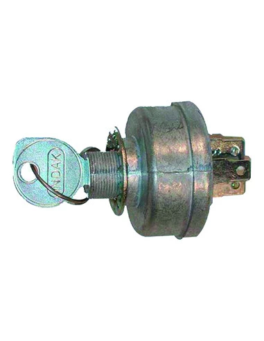 Contacteur À Clé 3 Positions Adaptable Pour Al-Ko - Ayp ( Roper - Sears ) - Bobcat / Ransomes - Countax / Westwood - Cub Cadet -