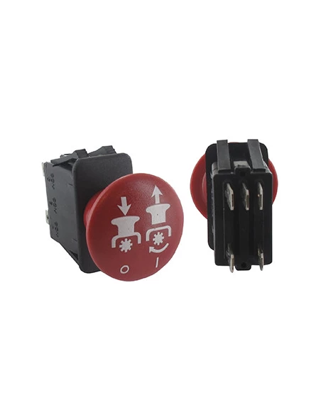 Contacteur D’enclenchement 2 Positions ,5 Bornes Adaptables Pour Ariens - Bobcat - John Deere - Kubota - Mtd - Scag - Snapper -