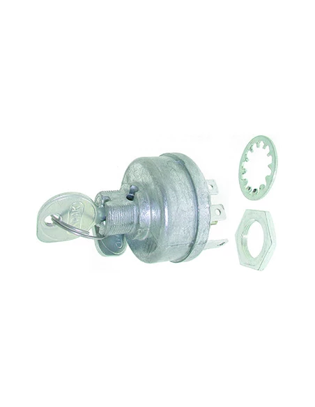 Contacteur À Clé 6 Bornes, 3 Positions Adaptable Pour Bobcat, Ransomes Et Mtd, Pour Modèles Équipés En Briggs & Stratton Ohv Van