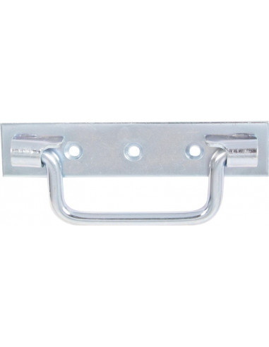 Poignee de tirage simple sur platine st-etienne decoupée entraxe 112mm - poignée 64mm - TORBEL