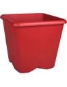 Pot de fleurs plastique carré chorus 35,6 litres rubis - EDA