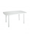 Table Ovale Pour L'extérieur. Couleur: Blanc 72x137x85cm Ipae Progarden
