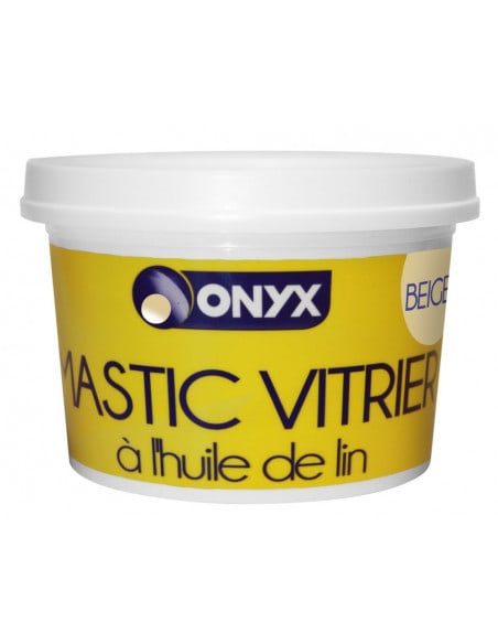 Mastic Spécial Vitrier Pot Beige 1kg - ONYX