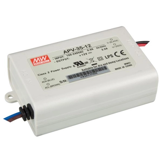 alimentation à découpage - 1 sortie - 35 w - 12 v