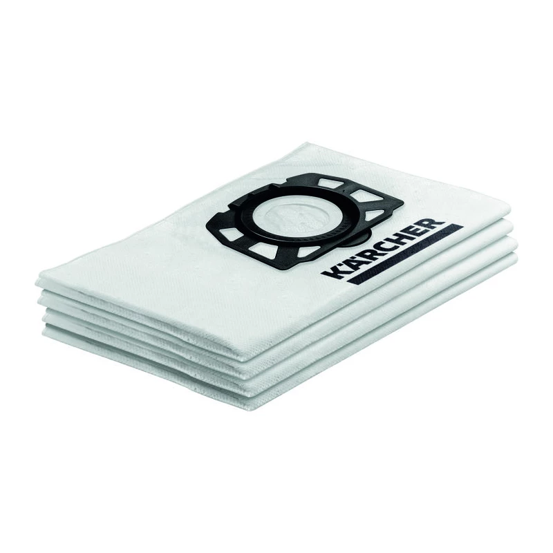 Sachets filtre (x4) MV3 en ouate pour aspirateurs Eau et Poussière Karcher - KARCHER