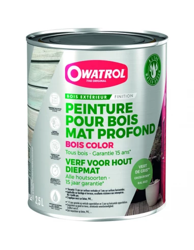 bois color vert basque 2,5l