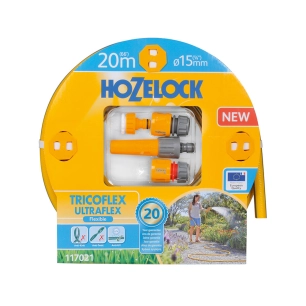 Kit Tuyau Tricoflex Ultraflex Ø15mm 20m (COMPREND Lance Et Raccords) 117021 - HOZELOCK
