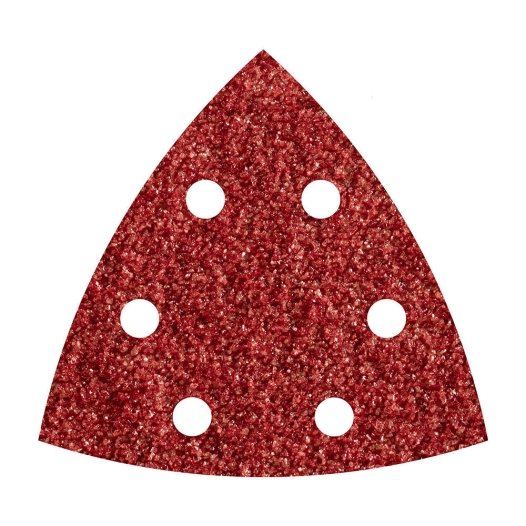 Pack 5 Feuilles Abrasives Adhesives Corindon, Grain 80 Delta 95mm 1852000 - WOLFCRAFT