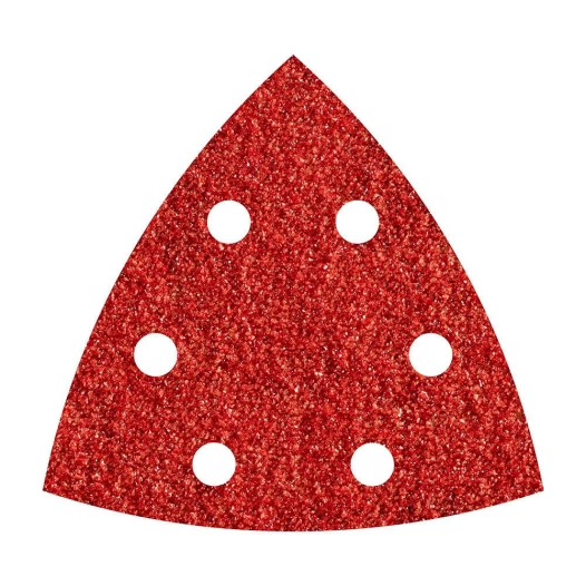 Pack 5 Feuilles Abrasives Adhesives Corindon, Grain 120 Delta 95mm 1853000 - WOLFCRAFT