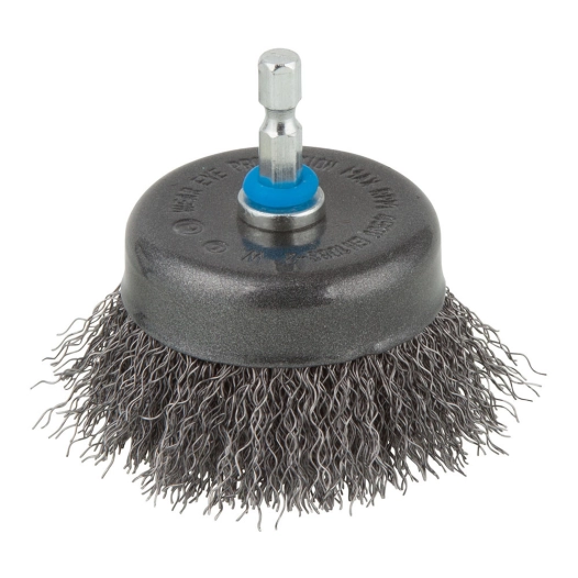 Brosse Tasse En Fil Dacier, Vaste. Hexagonal, Ø75mm 2106000 - WOLFCRAFT