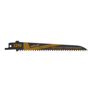 Pack 2 Cv Lames De Scie Sabre, Bois, Courbe, Longueur 150mm 2290000 - WOLFCRAFT