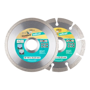 Jeu De 2 Disques De Coupe Diamant. Ø110 Mm 8390000 - WOLFCRAFT