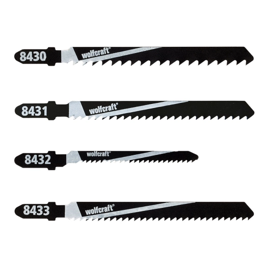 Jeu De 10 Lames De Scie Sauteuse, Tige En T 8430000 - WOLFCRAFT