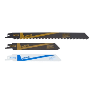 Pack 3 Lames De Scie Sabre 8437000 - WOLFCRAFT