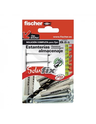 Kit De Fixation Étagères De Rangement 502684 Solufix Fischer - FISCHER