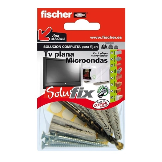 Kit De Fixation Tv Plat/Micro-Ondes 502690 Solufix Fischer - FISCHER