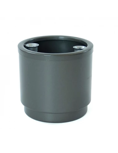 Jardinière À Eau Couleur Anthracite Ø26cm Plastiken - PLASTIKEN