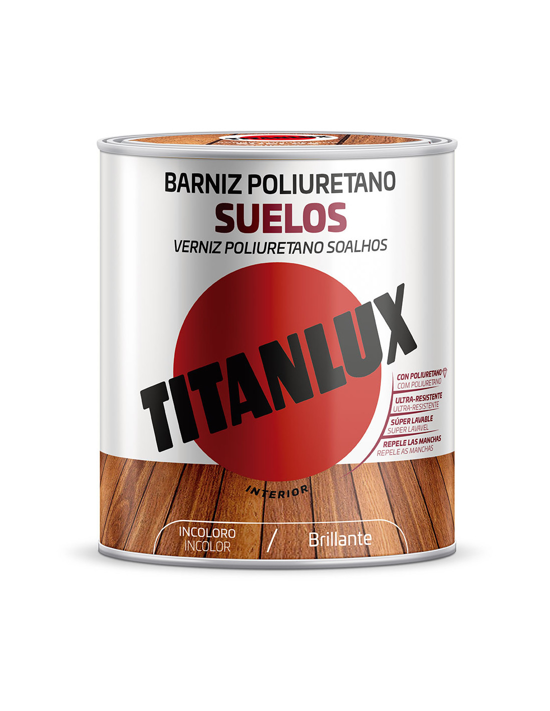 Vernis Polyuréthane Incolore Brillant Pour Sols 0,750l Titanlux M16100034.  - TITANLUX - - 25806Générique