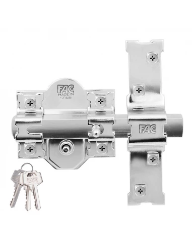 Serrure 201-R/80 Nickel F01187 Fac - FAC