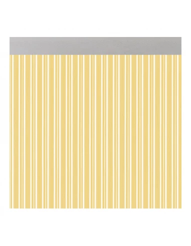 Ferrara Rideau De Porte Transparent Couleur Miel 90x210cm M63112 Acudam - ACUDAM