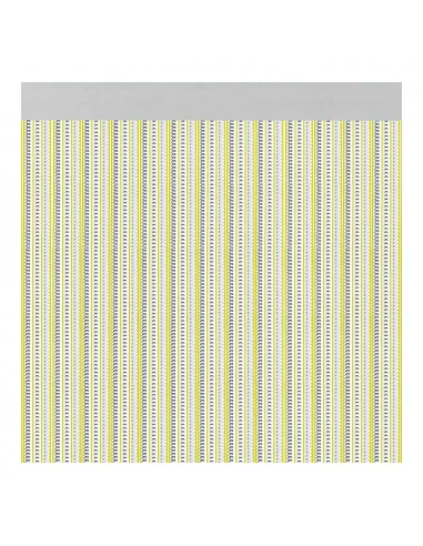 Rideau De Porte Brescia Couleur Jaune 90x210cm M63166 Acudam - ACUDAM