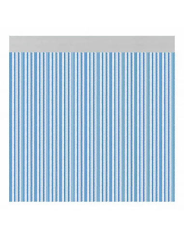 Rideau De Porte Brescia Couleur Bleu 90x210cm M63169 Acudam - ACUDAM
