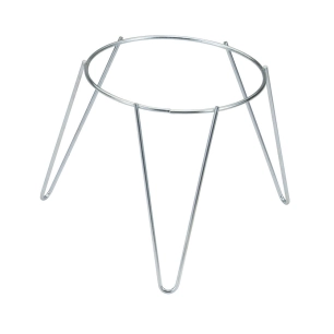 Pied Support De Jardinière Acier Zing Blanc 24cm Sv03080 Sauvic - SAUVIC