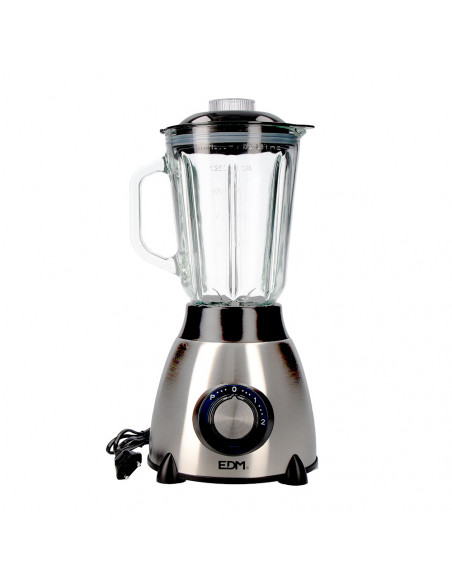 Mixeur EDM 1,5L Verre Puissant mixeur 550W avec bol en verre - EDM