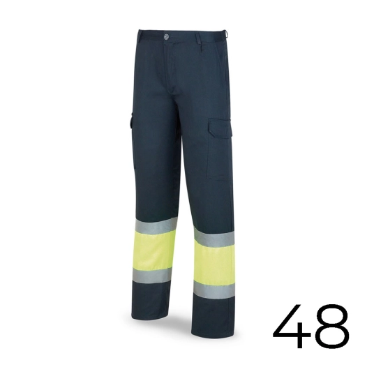 Pantalon Polyester/Coton Bicolore Bleu/Jaune Haute Visibilité Taille 48 Taille 48 388pfxyfa/48 Marca - MARCA