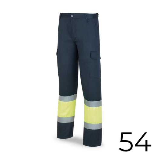 Pantalon Polyester/Coton Bicolore Bleu/Jaune Haute Visibilité Taille 54 Taille 54 388pfxyfa/54 Marca - MARCA