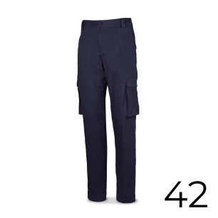 Pantalon Stretch 98% Coton 2% Elasthanne 240g. Bleu Marine Taille 42 588pbsam/42 Marca - MARCA
