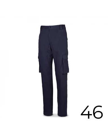 Pantalon Stretch 98% Coton 2% Elasthanne 240g. Bleu Marine Taille 46 588pbsam/46 Marca - MARCA