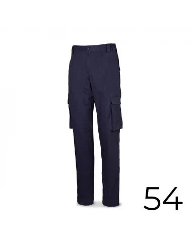 Pantalon Stretch 98% Coton 2% Elasthanne 240g. Bleu Marine Taille 54 588pbsam/54 Marca - MARCA