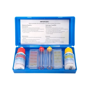 Kit De Test Chlore Et Ph en trousse goutte à goutte - TAMAR