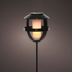 Torche Solaire Effet Flamme Et Fer 898216 - LUMINEO SOLAR
