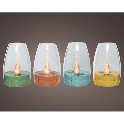 Lampe De Table Solaire Verte 895850 - LUMINEO