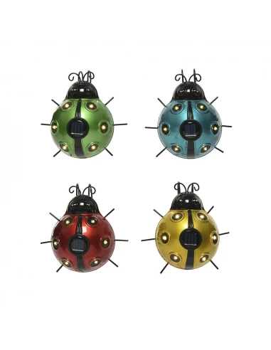 Lumiere Solaire En Forme De Coccinelle 14,5x13x5cm - LUMINEO