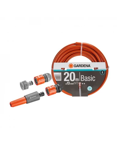 Kit Tuyau De Base 13mm (1/2) (20m) Gardena - GARDENA