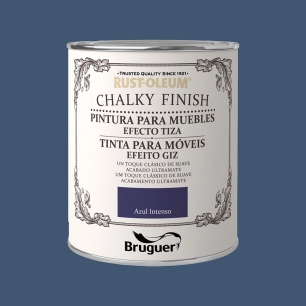 Rust-Oleum Fini Crayeux Bleu Intense Meubles 0,750l 5397551 Bruguer - BRUGUER