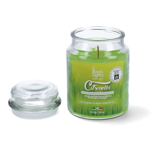 Bougie Citronnelle En Pot 510ml Magic Lights - MAGIC LIGHTS