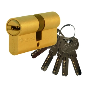 Verin De Securite Multipoint Serie C2, Came Longue, 32+32mm, Laiton 9c253232l Lince - LINCE