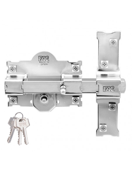 Serrure FAC 101-R/105 Nickel Sécurité fiable, finition nickel - FAC