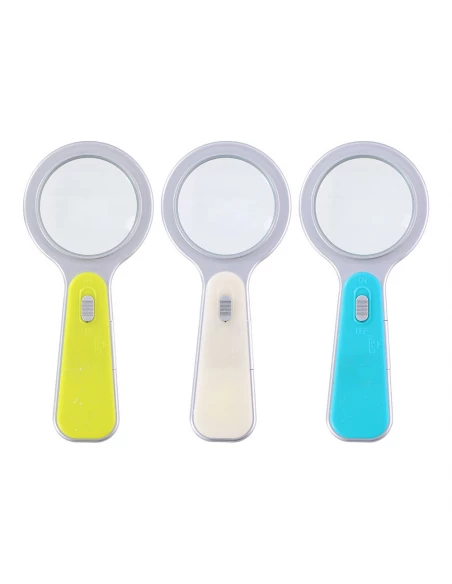 Loupe Avec Lumière Led Couleurs Assorties Ø11x1x24cm - OEM