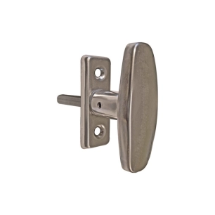 bouton crem.plastique inox