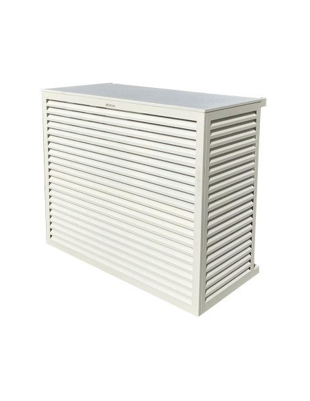 Cache Clim Blanc M Dissimulation Élégante & Protection - Decoclim