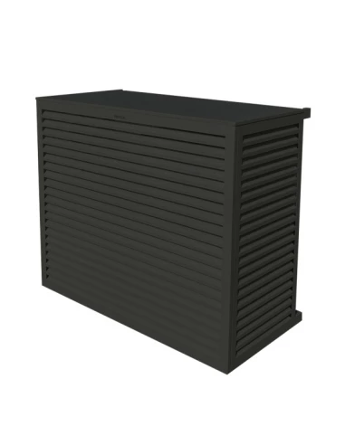 Cache-clim finition aluminium anthracite 7016 - 23A taille XL - Decoclim