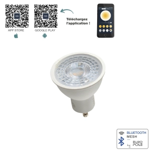 lampe led gu10 5w 38deg cdw