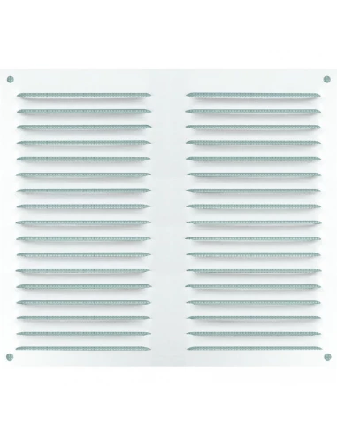 grille 200x200 alu blanc a/m