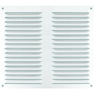 grille 200x200 alu blanc a/m