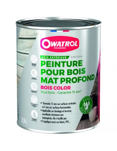 bois color vert de gris 2,5l